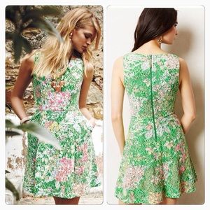 Anthropologie Maeve Laced Verbana dress